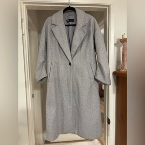 ZARA‎ OVERSIZED GREY COAT
